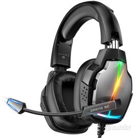 Cuffie Gaming Overear con Microfono e Audio 3D