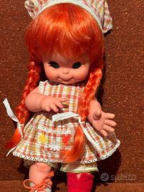 Rarissima bambola Furga vintage capelli rossi