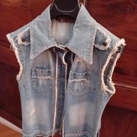 Gilet jeans donna