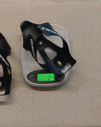 Coppia portaborraccia Canwin in carbonio - 24g