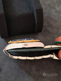 Orologio automatico  sub acciaio e oro 