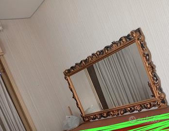 Cornice con specchio anni 70