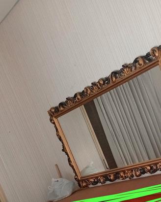 Cornice con specchio anni 70