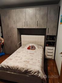Cameretta armadio a ponte una piazza  e mezza