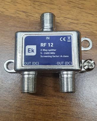 PARTITORE DIVISORE TV ANTENNA DIGITALE TERRESTRE S