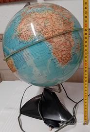 VECCHIO MAPPAMONDO VINTAGE ANNI 70 MADE IN ITALY 