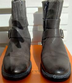 Stivaletti donna in pelle grigia Melluso Walk