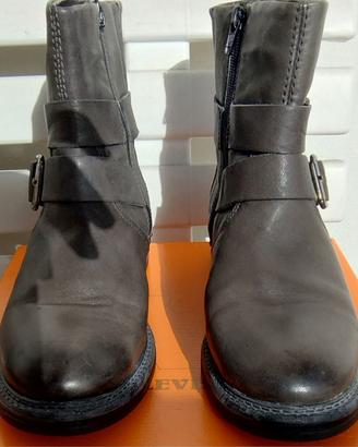 Stivaletti donna in pelle grigia Melluso Walk