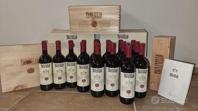 18 bottiglie Tignanello annate da 2014 a 2022