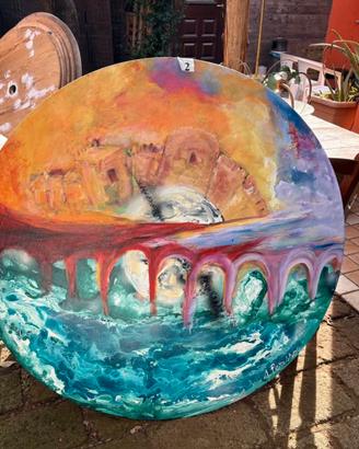 Quadro moderno dipinto a mano - pezzo unico