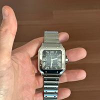 Cartier Santos Blue Dial Large - Full set