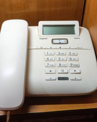 Telefono fisso GIGASET DA610, vivavoce,  bianco