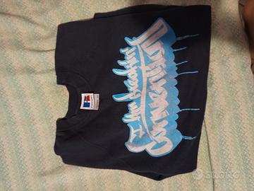 Felpa girocollo Russell Athletic blu scuro