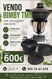 Bimby Tm6 con accessori