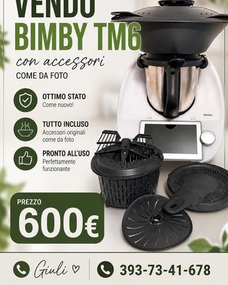 Bimby Tm6 con accessori