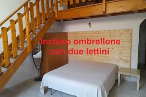 Appartamento per due con ombrellone lettini e bici