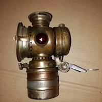 Lampada antica a carburo x biciclette