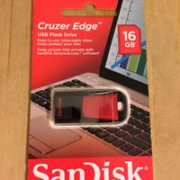 Chiavetta USB SanDisk Cruzer Edge 16Gb