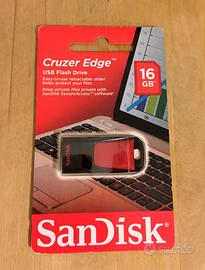 Chiavetta USB SanDisk Cruzer Edge 16Gb