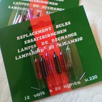 Lampadine pisello serie natale vintage