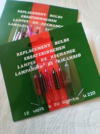 Lampadine pisello serie natale vintage