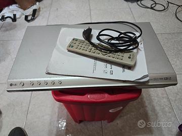 lettore dvd LG DV8731C con telecomando e manuale 
