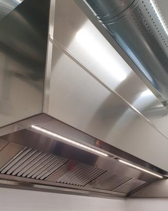 Cappa acciaio inox
