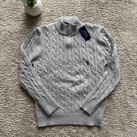 Maglione Ralph Lauren Grigio M Nuovo