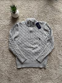 Maglione Ralph Lauren Grigio M Nuovo