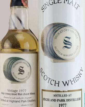 WHISKY HIGHLAND PARK 1977 - RARO