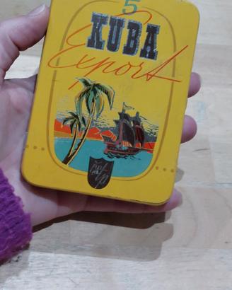 scatola vuota vintage Kuba Export