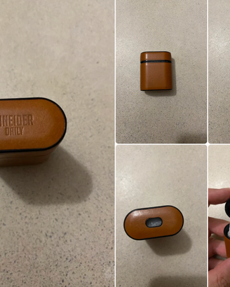 Porta AirPods 2 in pelle Pineider.