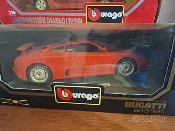 Lamborgini Diablo Burago Bugatti modellino