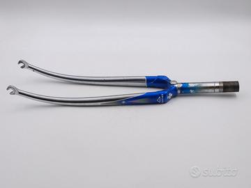Forcella Colnago acciaio strada corsa anni 90