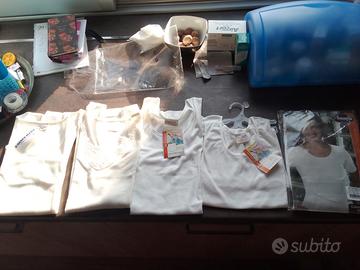 Canottiere Bimba 11-12 Anni Misura 3 Nuove Euro 6 