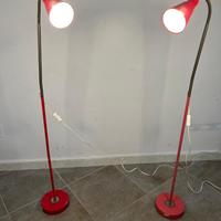 Coppia di lampade da terra vintage anni 90