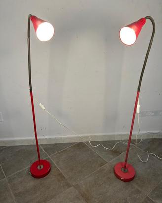Coppia di lampade da terra vintage anni 90