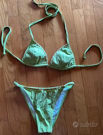 Bikini a triangolo verde - regolabile