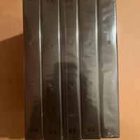 Custodia dvd 5 dischi (5 pezzi) nuovo