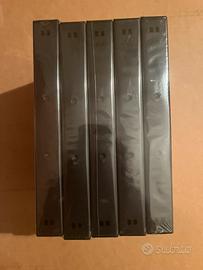 Custodia dvd 5 dischi (5 pezzi) nuovo