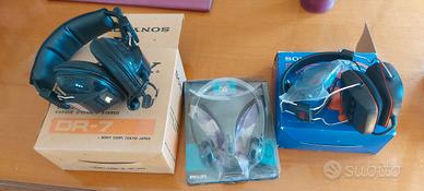 Cuffie vintage per ascolto musica 