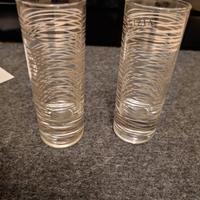 coppia bicchierini decorati in argento Egizia