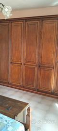 armadio bortoluzzi 5ante, massiccio