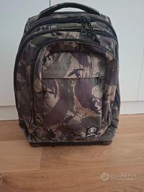 Zaino scuola trolley militare Invicta
