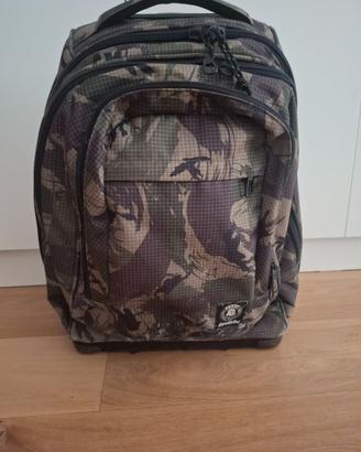 Zaino scuola trolley militare Invicta