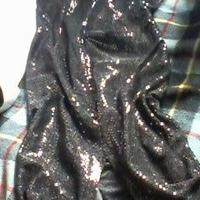 SERA in Nero Pajettes: Pochette, Canotta, Vestito