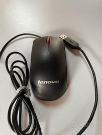 Mouse Lenovo USB Nero