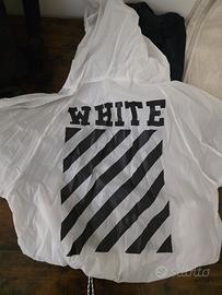 off white main label giacca kway