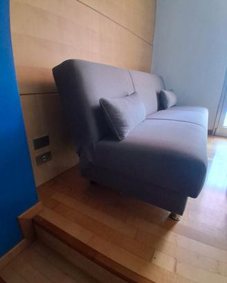 Divano letto grigio moderno