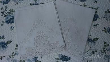 Asciugamani lino ricamati